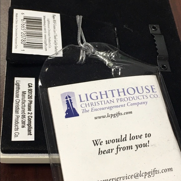 Lighthouse plaque I thank God for you scripture - Picture 10 of 12